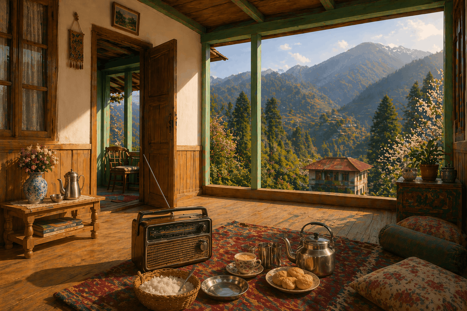 The Radio on the Veranda